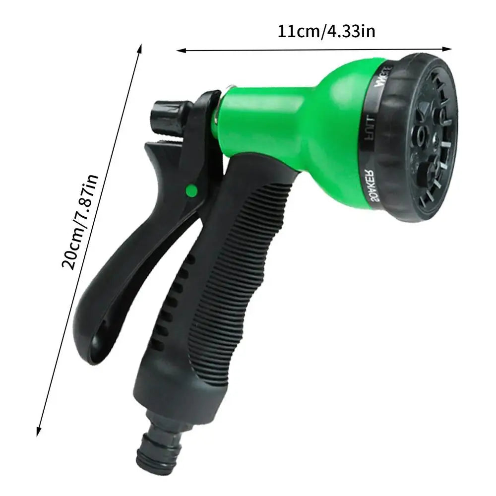 High Pressure Hose Nozzle - 8 Modes Garden & Car Sprayer