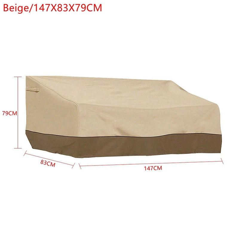 Waterproof Outdoor Furniture Sofa Dust Cover - 210D Oxford Cloth