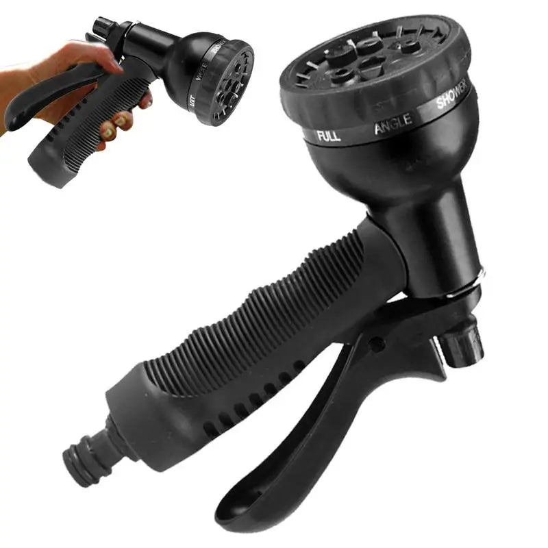 High Pressure Hose Nozzle - 8 Modes Garden & Car Sprayer