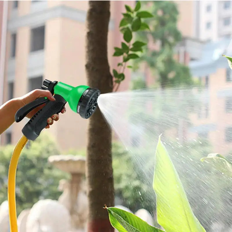 High Pressure Hose Nozzle - 8 Modes Garden & Car Sprayer